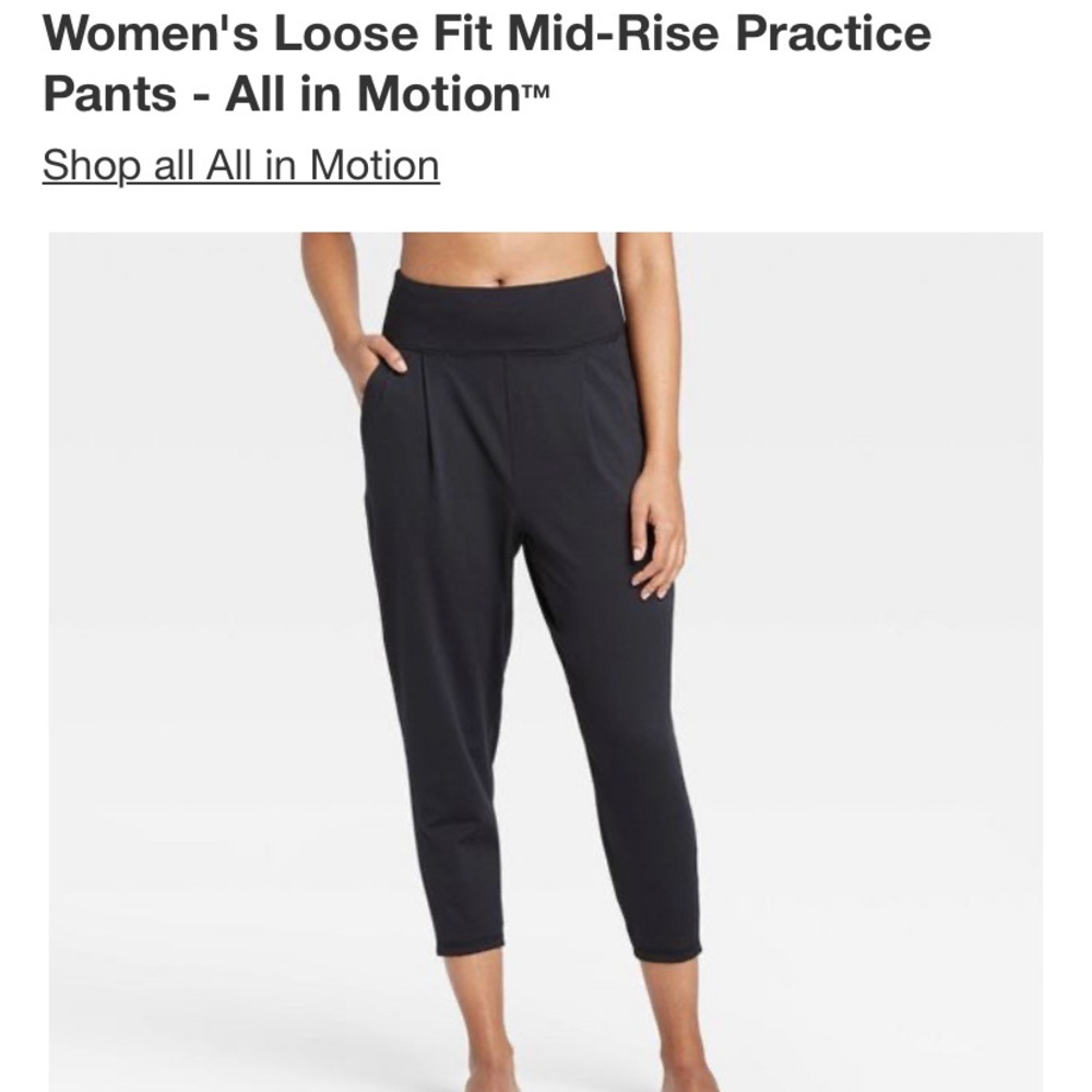 Women’s Loose Fit Mid-Rise Practice Pants